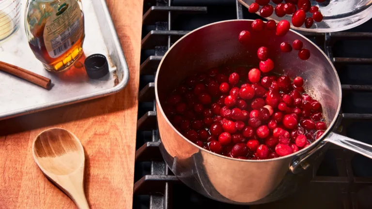My Cranberry Sauce Shines With Iconic New England Flavors